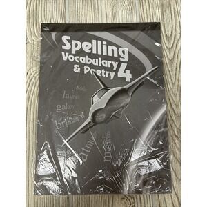 Abeka Spelling Vocabulary Poetry 4 TESTS 3rd Edition STUDENT Sealed Education.